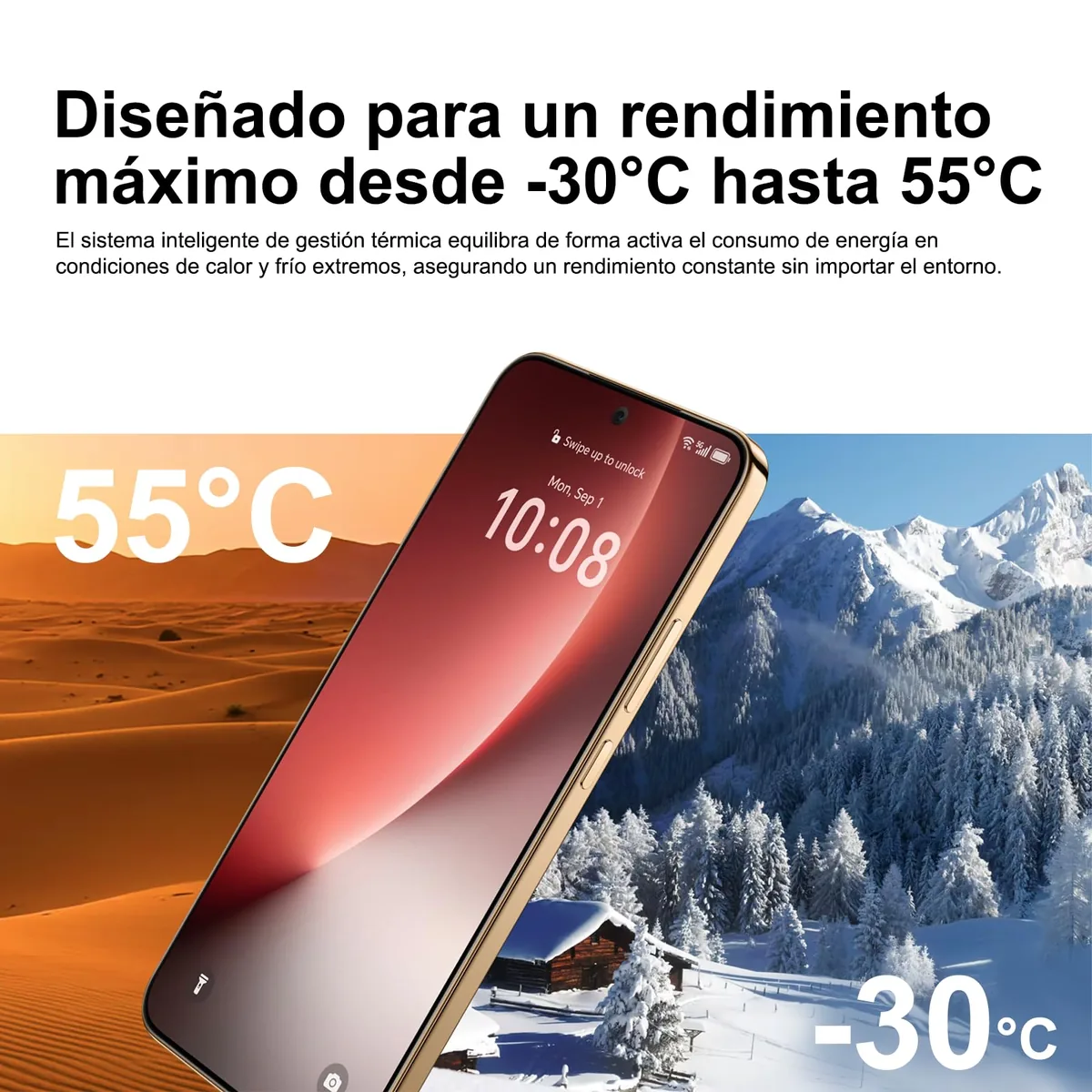 HONOR Magic8 Lite Smartphone, Pantalla AMOLED de 6,79 Pulgadas, Triple Resistencia IP68/IP69K, batería de 7500 mAh, cámara de 108 MP con OIS, Doble SIM, NFC. (Reddish Brown, 256, GB, 8, GB) — imagen 6