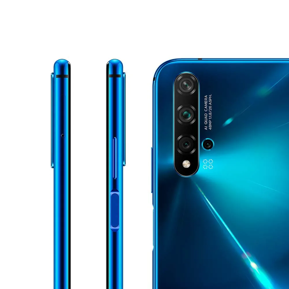 Huawei Nova 5T Smartphone, 48MP KI Cámaras Huella Digital, Pantalla FullView 15.7cm (6.26"), 8GB de RAM + 128GB de ROM, 3750mAh Dual SIM, Teléfono Android, EMUI 9.1, Azul — imagen 6