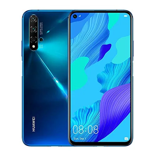 Huawei Nova 5T Smartphone, 48MP KI Cámaras Huella Digital, Pantalla FullView 15.7cm (6.26"), 8GB de RAM + 128GB de ROM, 3750mAh Dual SIM, Teléfono Android, EMUI 9.1, Azul — imagen 7