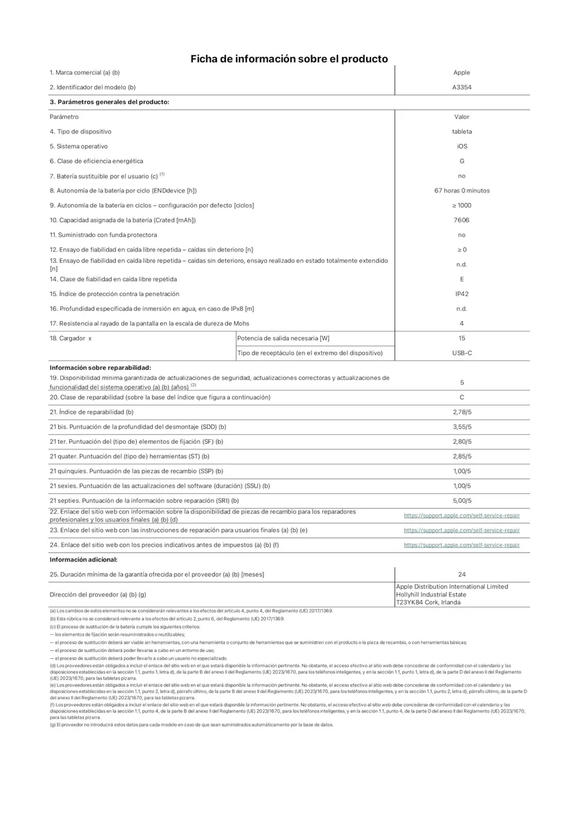 Apple iPad 11 (A16, 128 GB, Wi-Fi) — imagen 6