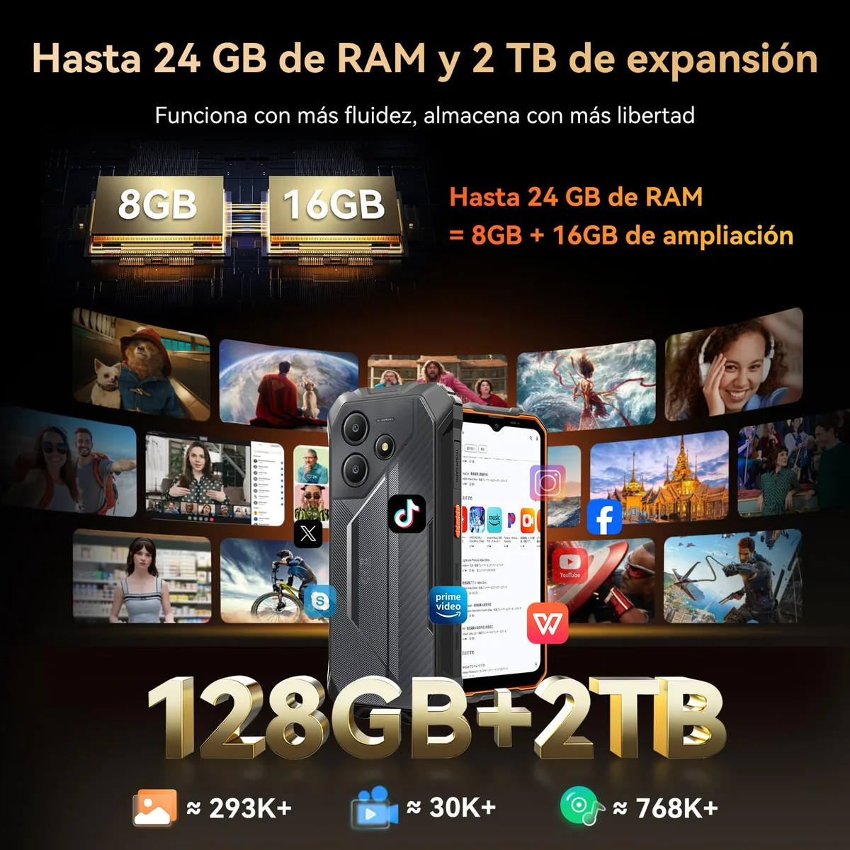 Marine 2 Movil Irrompible Android 16, 11000mAh Móvil Resistente — imagen 6
