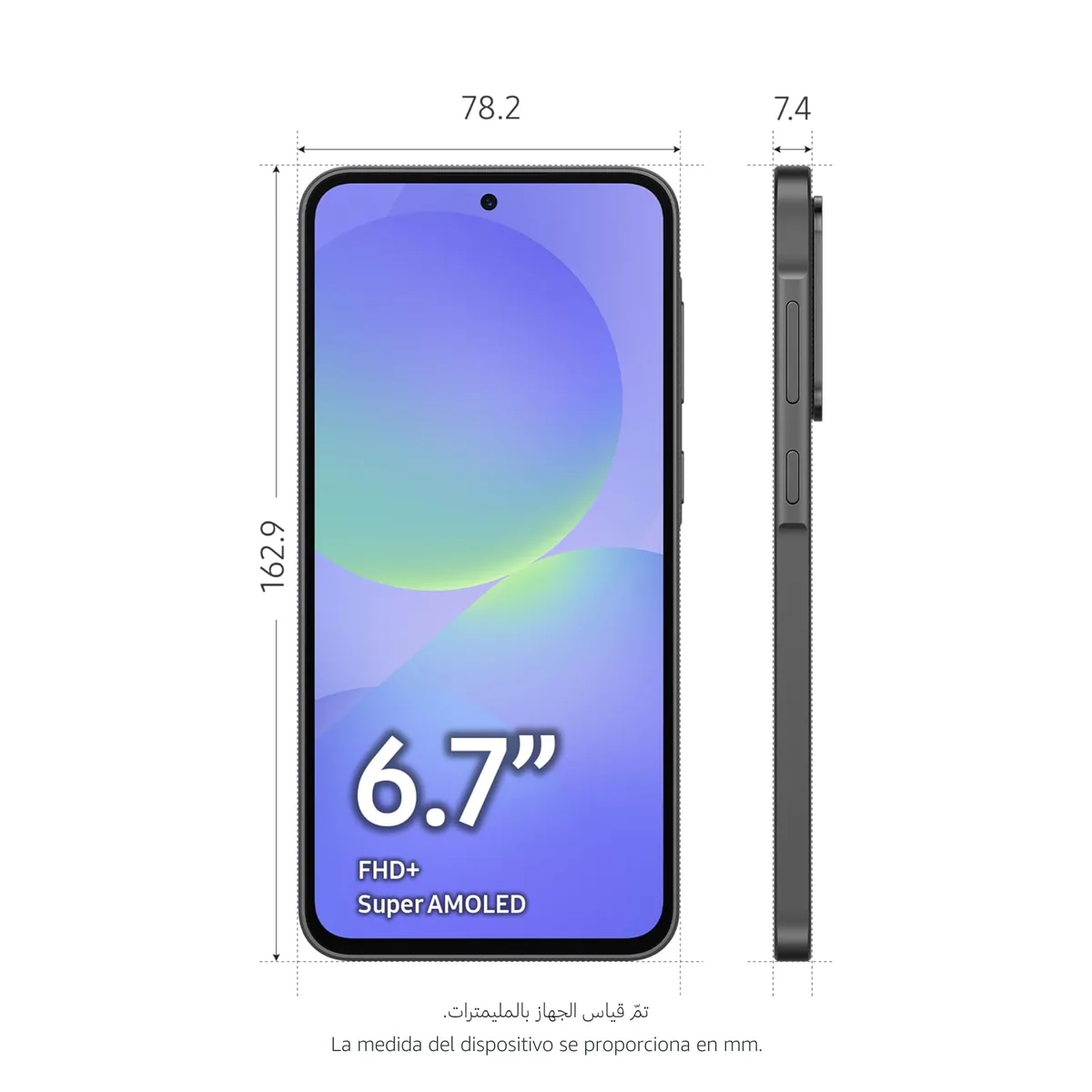 Samsung Galaxy A36 256GB Smartphone 5G Android 15 8GB RAM AI Display 6.7" Super AMOLED Fotocamera 50MP 5.000 mAh (Negro) — imagen 2