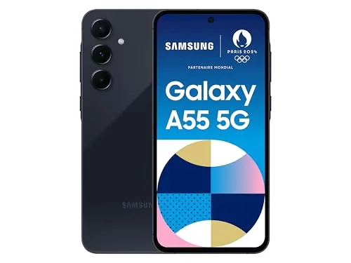 Samsung Galaxy A55 5G 16,8 cm (6.6") Double SIM hybride USB Type-C 8 Go 128 Go 5000 mAh Marine - [Versiones italiano, húngaro, polaco, rumano, austriaco y suizo] — imagen 4