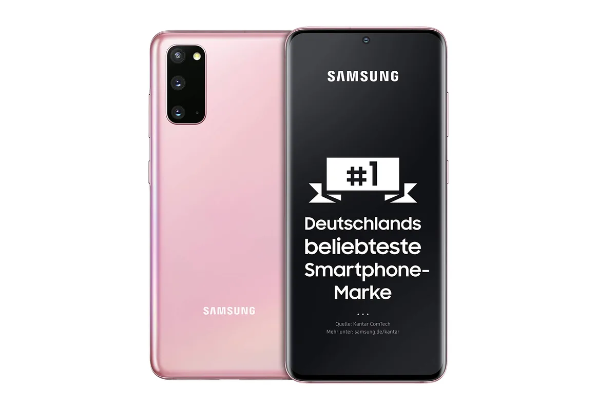 Samsung Galaxy S20 - 128GB/8GB RAM, Cloud Pink [Versión Alemana] — imagen 8