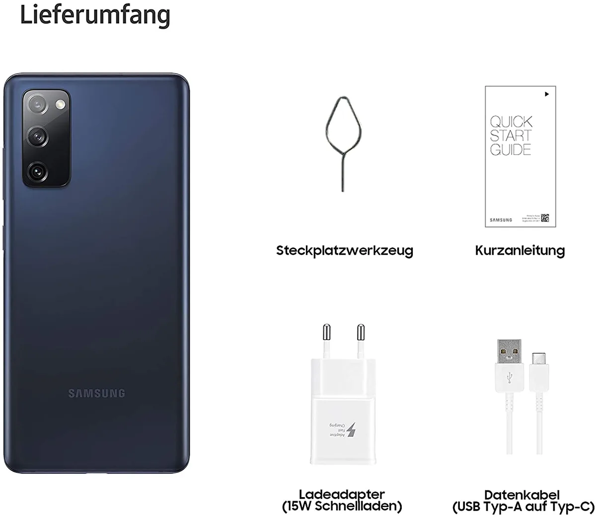SAMSUNG Galaxy S20 FE - Smartphone 128GB, 6GB RAM, Dual Sim, Cloud Navy Azul — imagen 6
