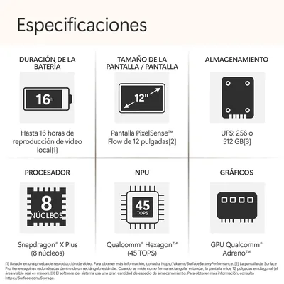 Microsoft Surface Pro 12 (Snapdragon X Plus, 16/512 GB) — imagen 2