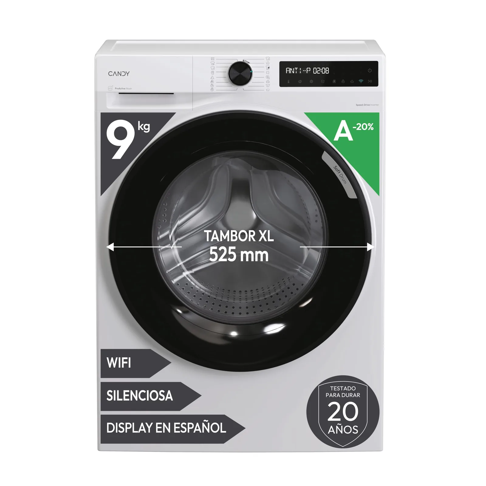 Candy ProWash 500 BR 49SBL8-S
