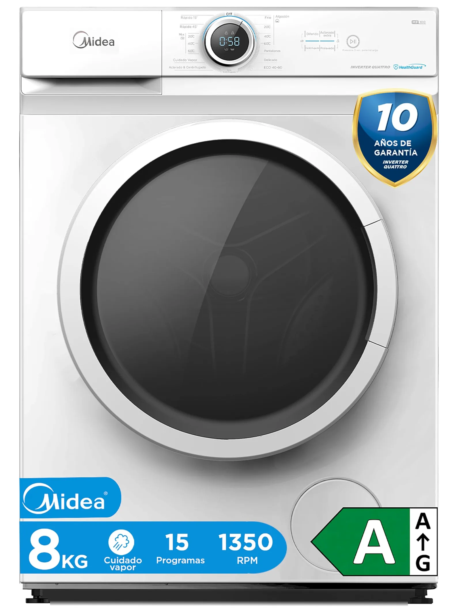 Midea MF100W80BA/W-ES